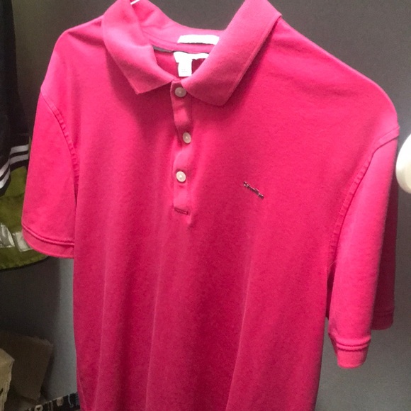 Calvin Klein Pink Polo Shirt 